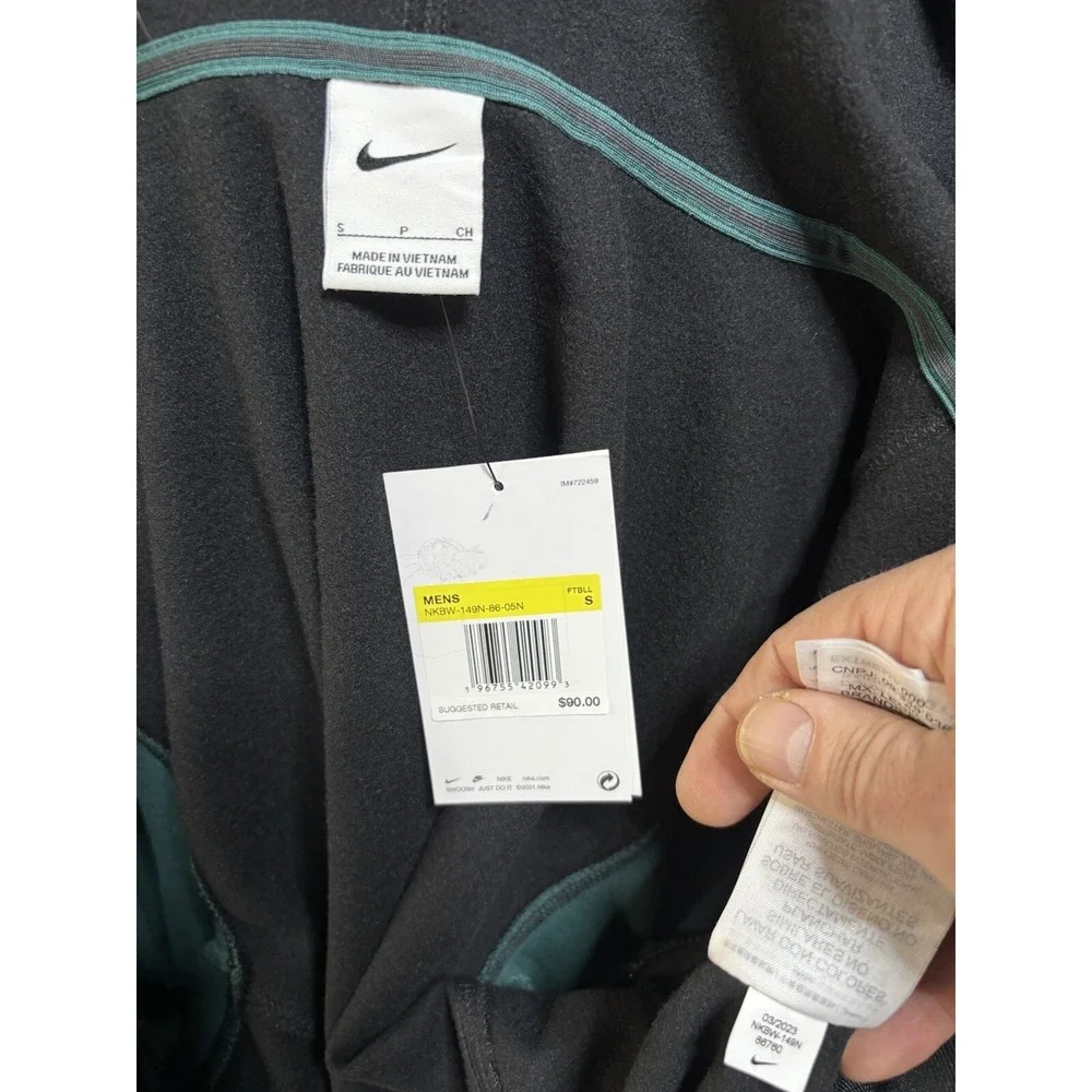 NWT Men's Nike NFL Philadelphia Eagles Long Sleeve Zip-Up Sweatshirt SIZE Small